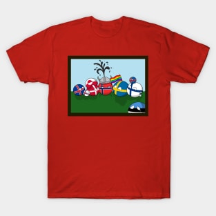 Polandball- Nordic family portrait T-Shirt